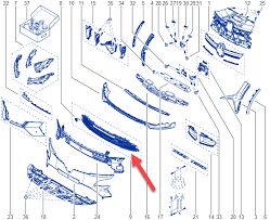 Megane E-Tech Ön Tampon Orta Izgarası 2024-> 622563079R -Renault Mais