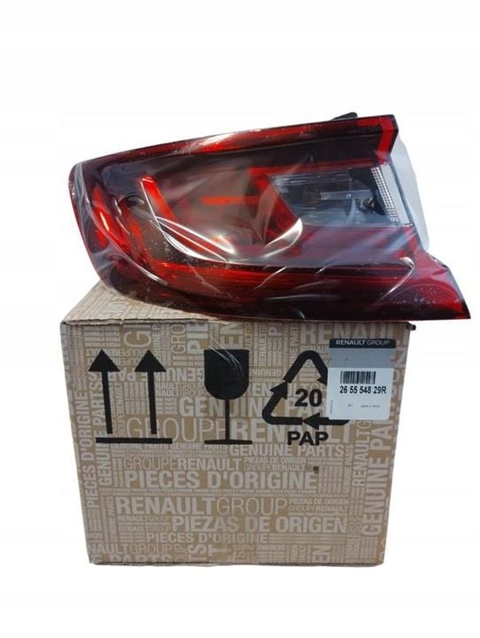 Megane 4-IV Hatcback Sol Dış Stop Lambası (2016-2019) 265554829R -Renault Mais
