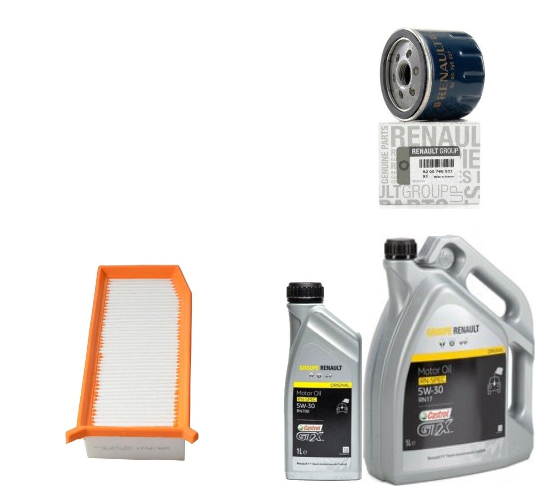 Logan 2-II Sandero 2-II Yağ Bakım Seti 1.5 Dci K9K (2013-2020)(Motor Yağı+Yağ+ Hava Filtre)