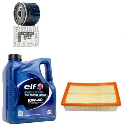 Clio 3-III Modus Yağ Bakım Seti 1.5 Dci K9K (2003-2012)(Motor Yağı+Yağ +Hava Filtre)