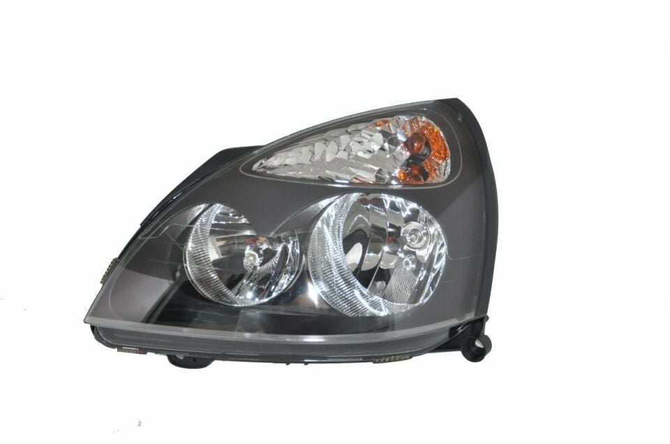 Clio 2-II Sol Far Lambası (Siyah) (2003-2004) 7701054058 -Depo