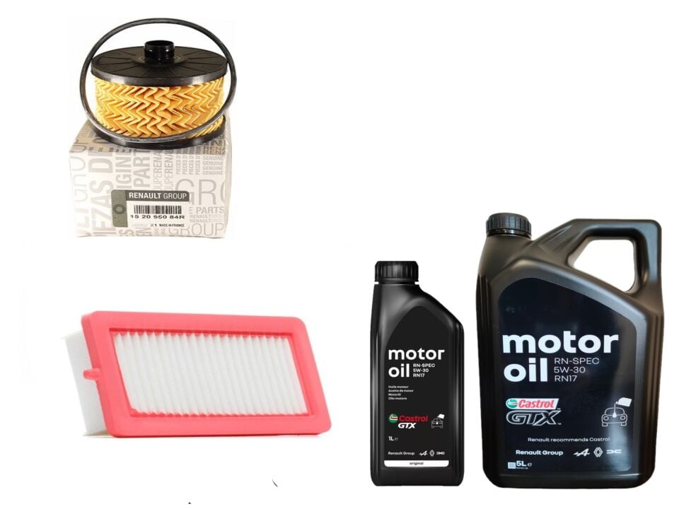 Taliant Sandero 3-III Yağ Bakım Seti 1.3 Tce H5H 2020-> (Motor Yağı+Yağ + Hava Filtre)