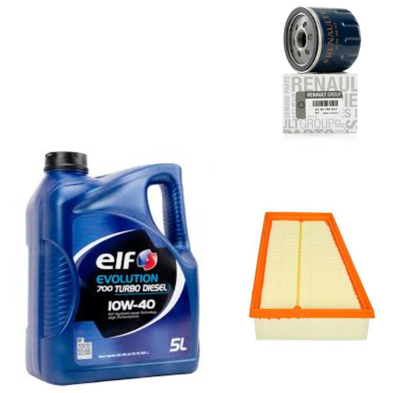 Megane 2-II Yağ Bakım Seti 1.5 Dci K9K (2003-2010) (Motor Yağı+Yağ+Hava Filtre )