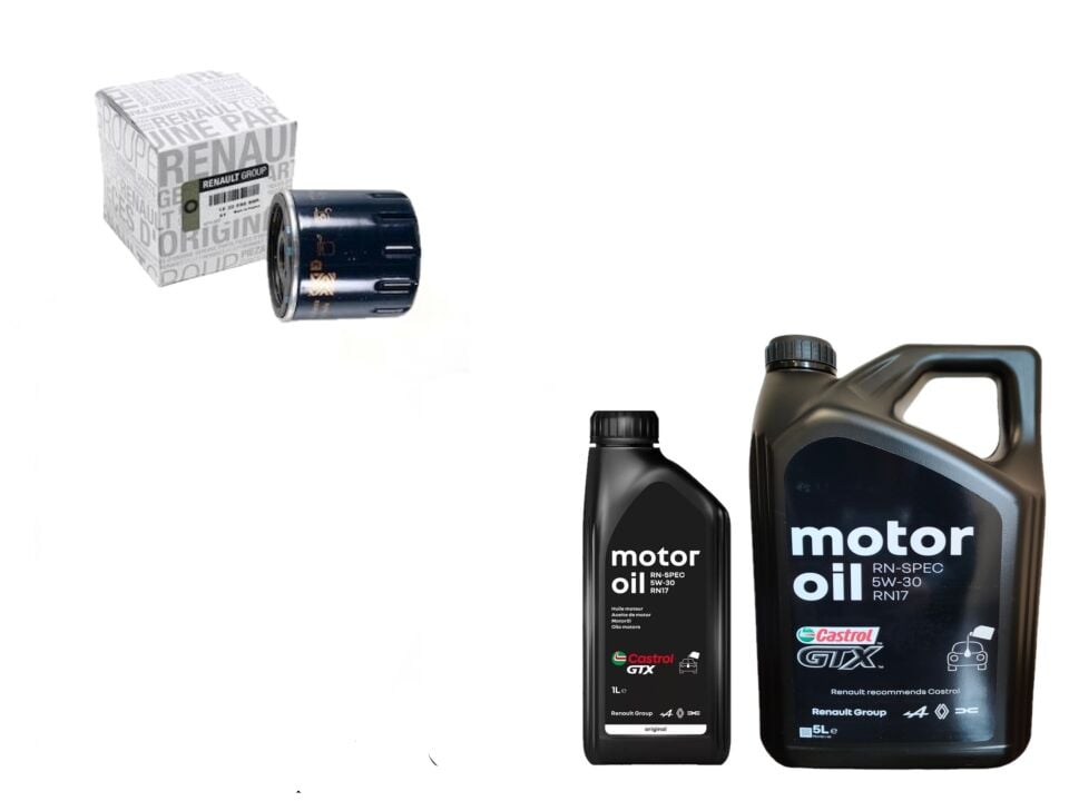 Megane 4-IV Talisman Yağ Bakım Seti 1.5 Dci K9K 2016-> (Motor Yağı+Yağ Filtre )