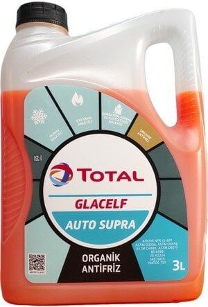 Total Glacelf Auto Supra Organik Antifriz (Kırmızı ) 3 Litre -Total