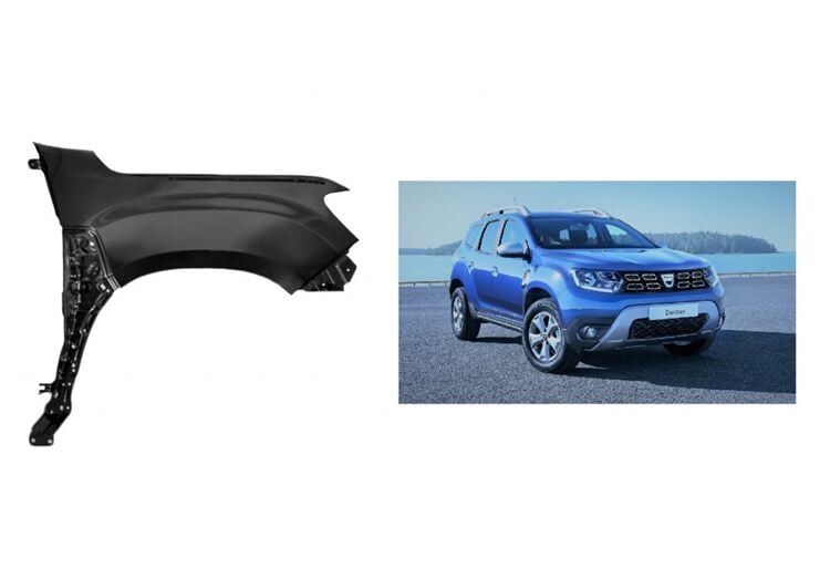 Duster 2-II Sağ Ön Çamurluk (2018-2024) 631006076R -Yerli Kaporta