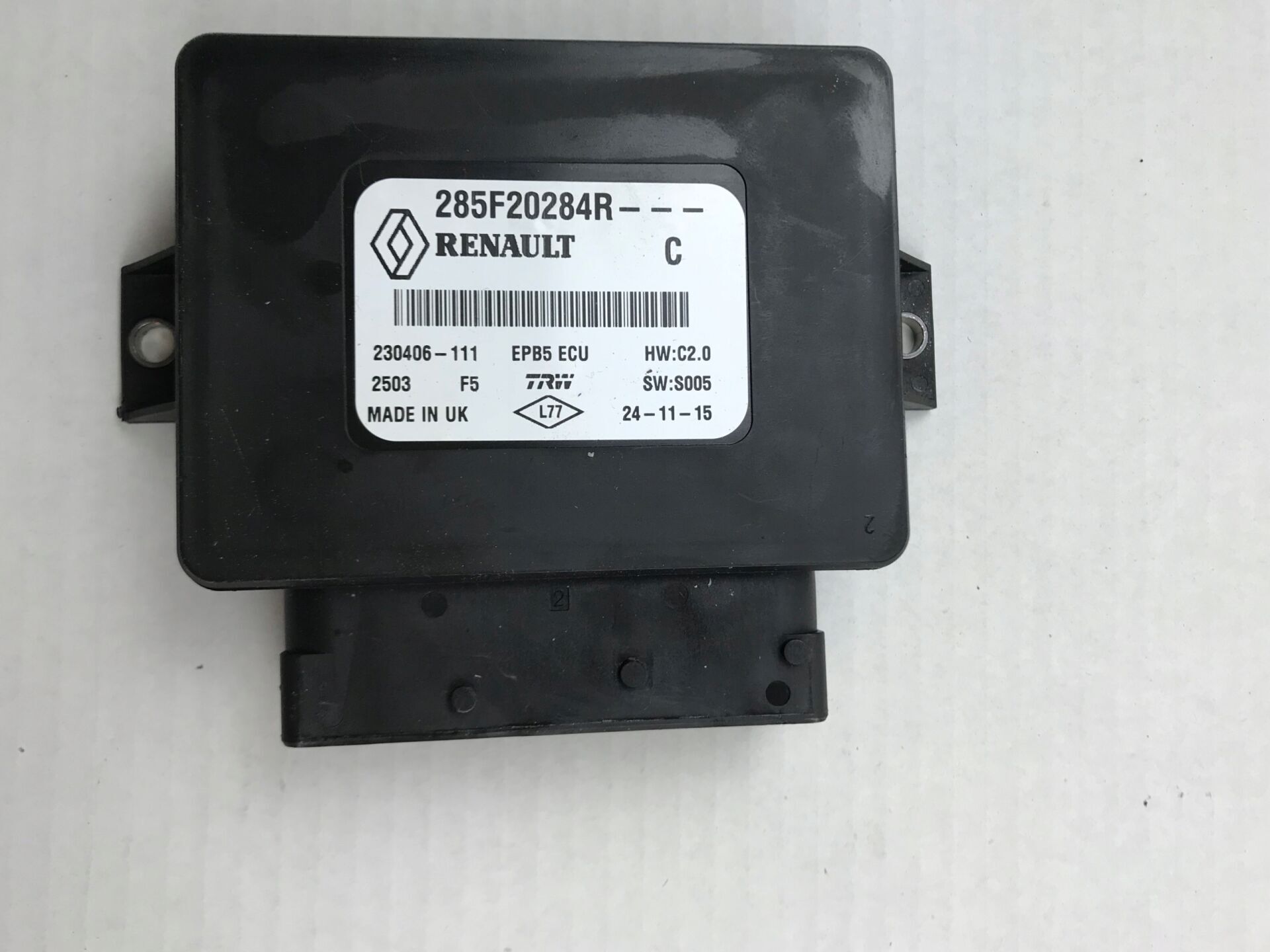 Megane 4-IV Talisman Kadjar Otomatik Park Fren Beyni 285F20284R-285F26474R -Renault Mais