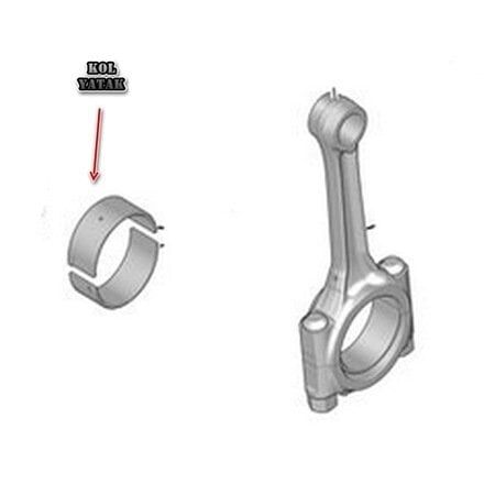 Megane 3-III Motor Kol Yatak Takımı (2'li) Std 1.4 Tce H4J (2008-2016) 122076122R -Renault Mais