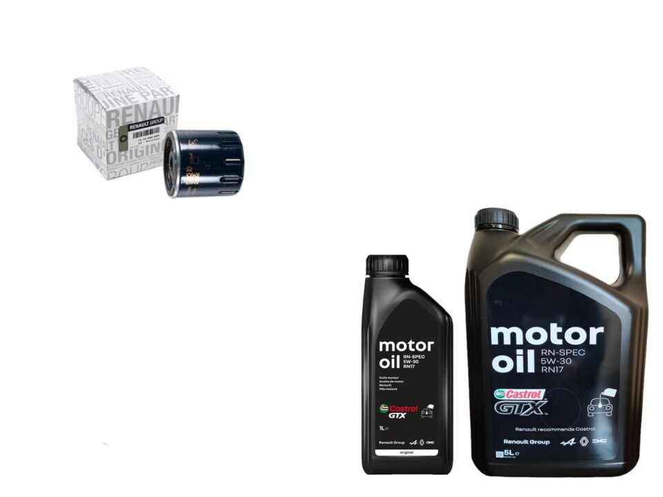 Kadjar Yağ Bakım Seti 1.5 Dci K9K (2013-2022) (Motor Yağı+Yağ Filtre )