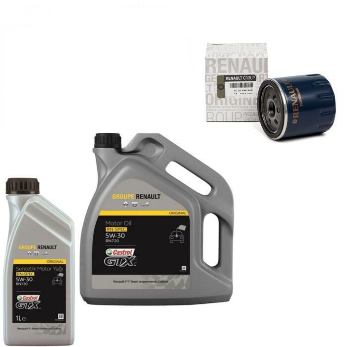 Kadjar Yağ Bakım Seti 1.5 Dci K9K (2013-2022) (Motor Yağı+Yağ Filtre )