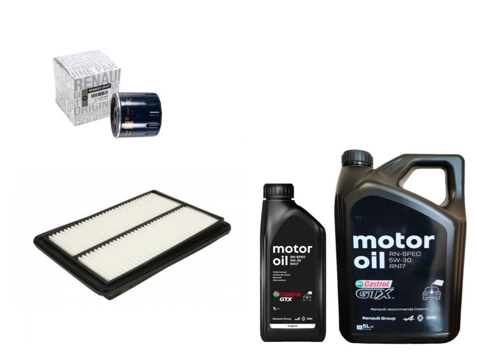 Kadjar Yağ Bakım Seti 1.5 Dci K9K (2013-2022) (Motor Yağı+Yağ + Hava Filtre)