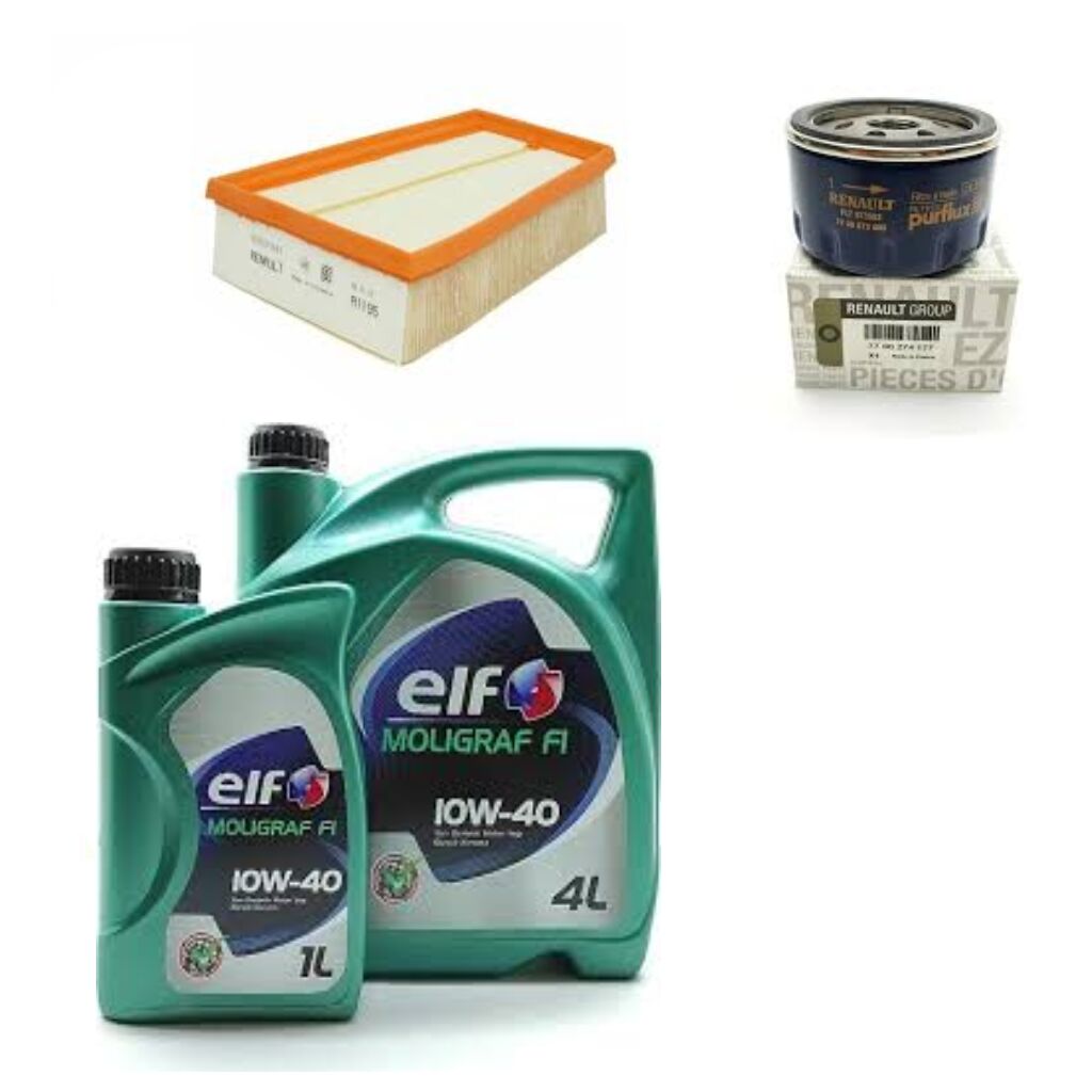 Scenic 2-II Yağ Bakım Seti 1.6-2.0 16V K4M F4R(2003-2010) (Motor Yağı+Yağ Filtre)