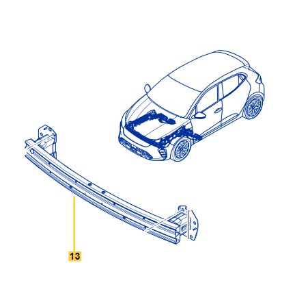 Clio 5-V Esprit Alpine Ön Tampon Demiri 2020-> 752101680R -Renault Mais