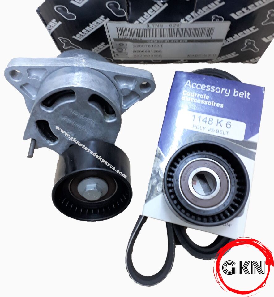 Master 2-II Alternatör V Kayış Kayış Gergi Seti Kiti 2.5 Dci G9U 7701475629-7701474014 -Letendeur