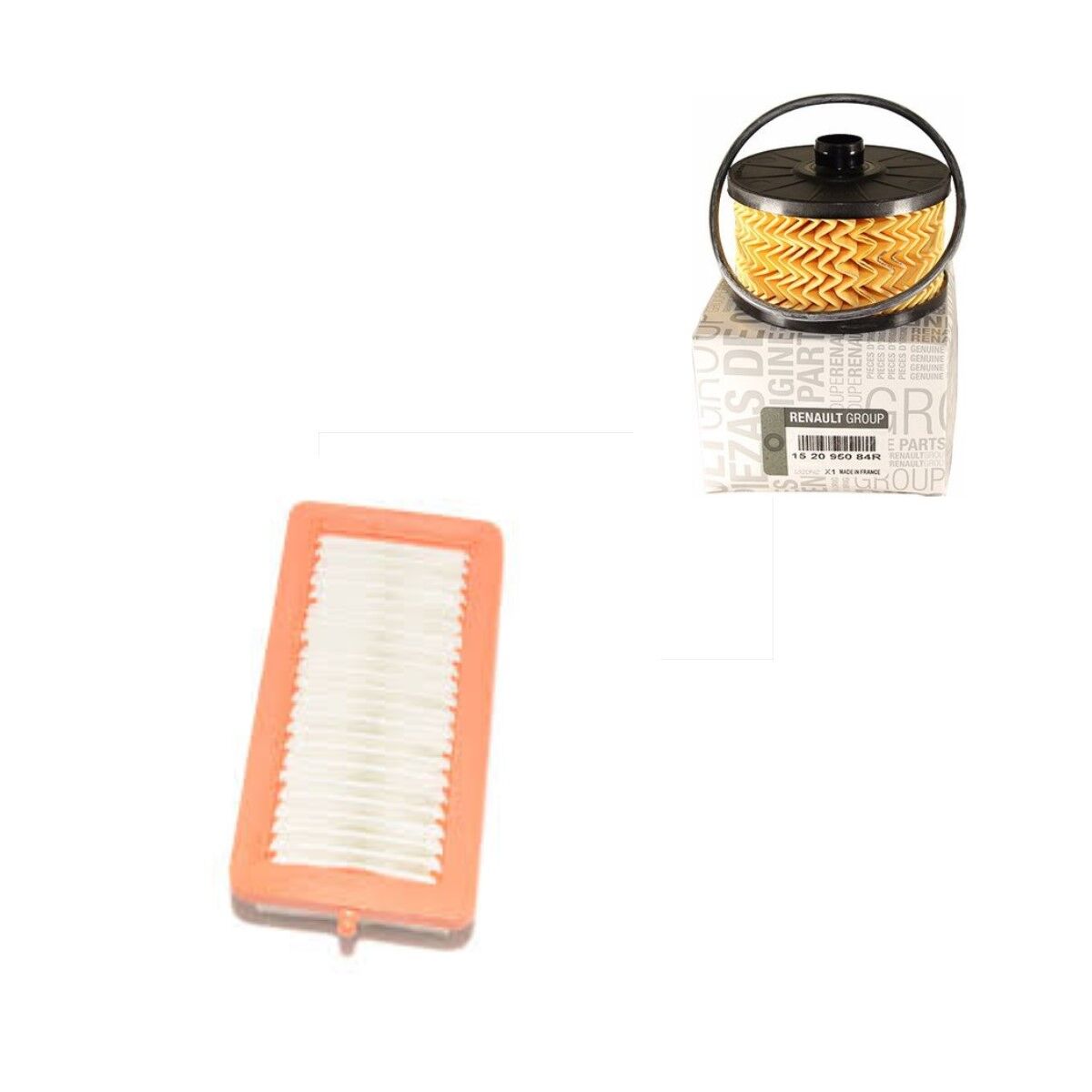 Duster 2-II Filtre Bakım Seti 1.0 Sce B4D 2018-> (Yağ+Hava Filtresi)