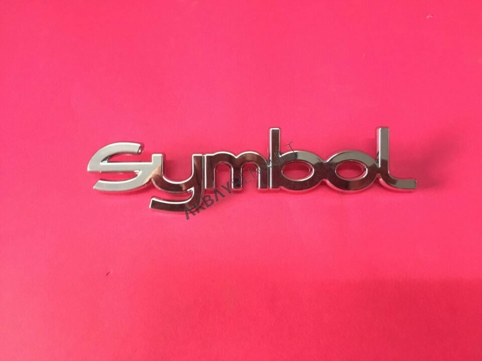 Clio 2-II Symbol Joy Arka Yazı Monogram 8200867304-8200867305 -Yerli Üretim
