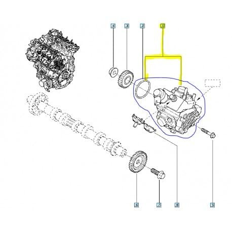 Latitude Laguna 3-III Mazot (Yakıt) Pompası 167001810R -Renault Mais