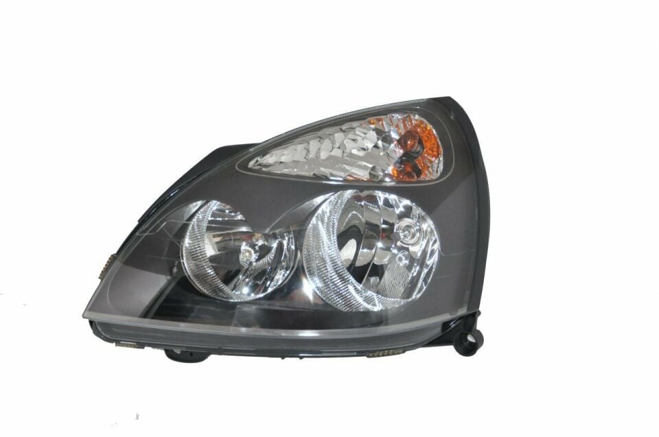 Clio 2-II Sol Far Lambası (Siyah) (2003-2004) 7701054058 -İthal