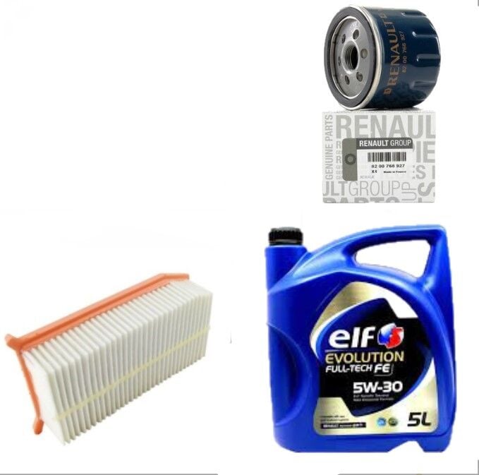 Clio 4-IV Captur 1-I Yağ Bakım Seti 1.5 Dci K9K (2013-2020)(Motor Yağı +Yağ+ Hava+Filtre)