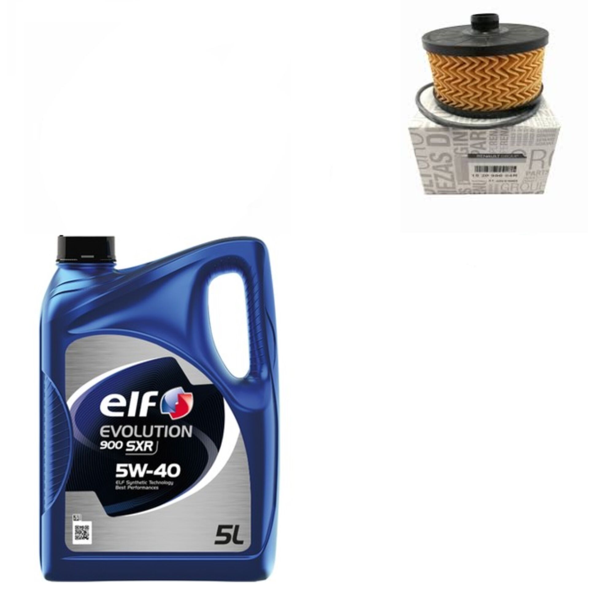 Clio 4-IV Captur 1-I Yağ Bakım Seti 0.9 Tce H4B-1.2 Tce H5F (2013-2020) (Motor Yağı+Yağ Filtre