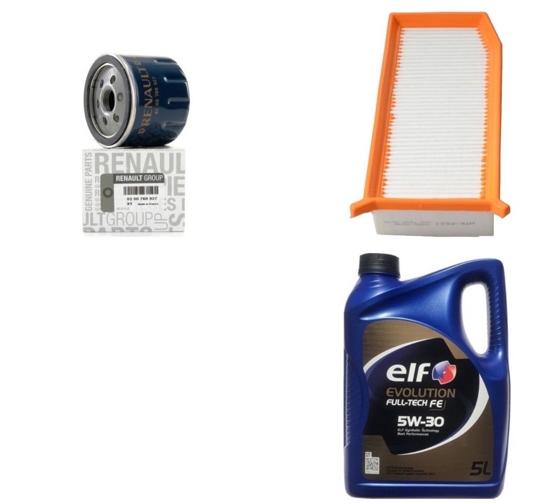 Logan 2-II Sandero 2-II Yağ Bakım Seti 1.5 Dci K9K (2013-2020) (Motor Yağı+Yağ+Hava Filtre)