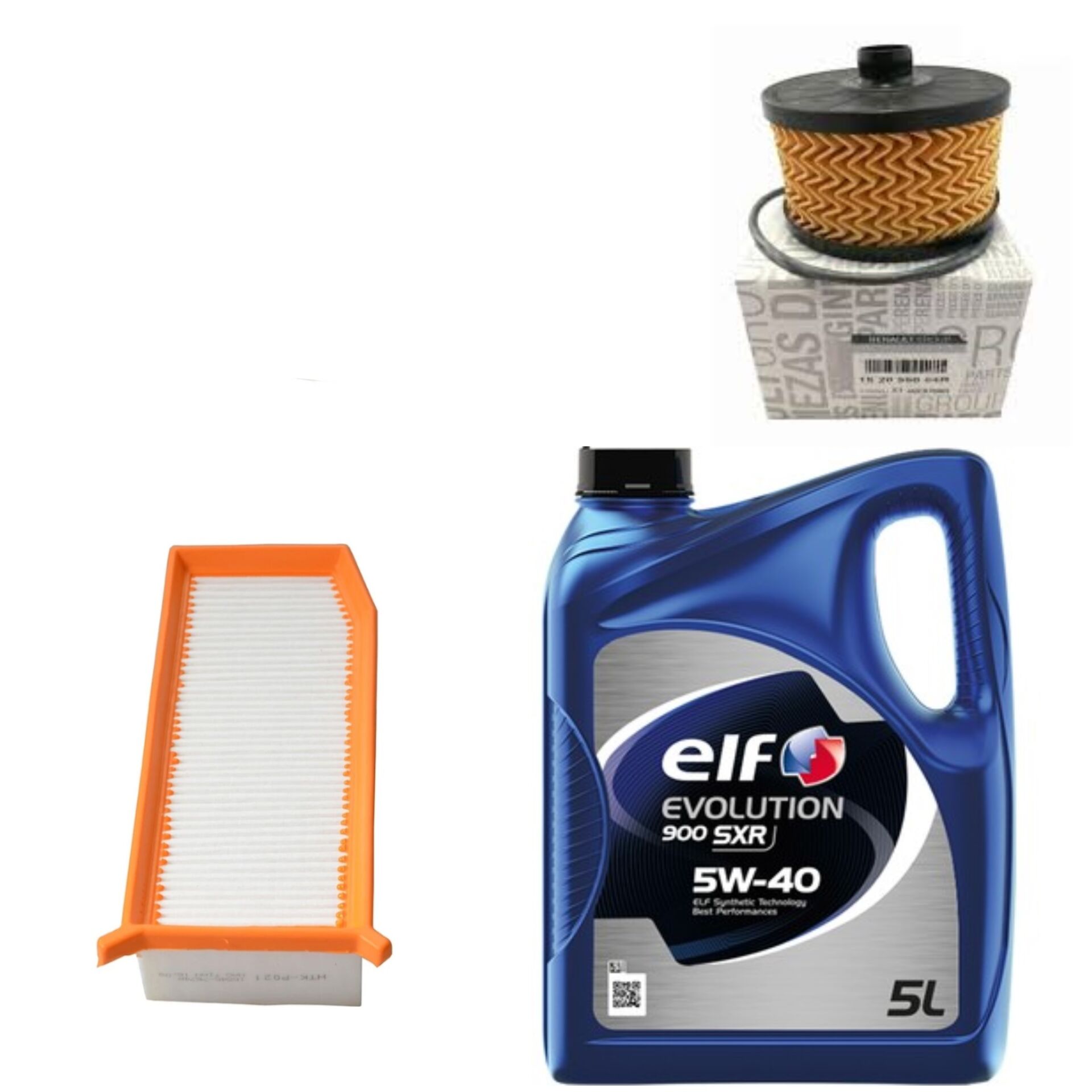 Clio2-II Symbol Joy Yağ Bakım Seti 0.9 Tce H4B-1.2 Tce H5F (2013-2020) (Motor Yağı+Yağ+Hava Filtre