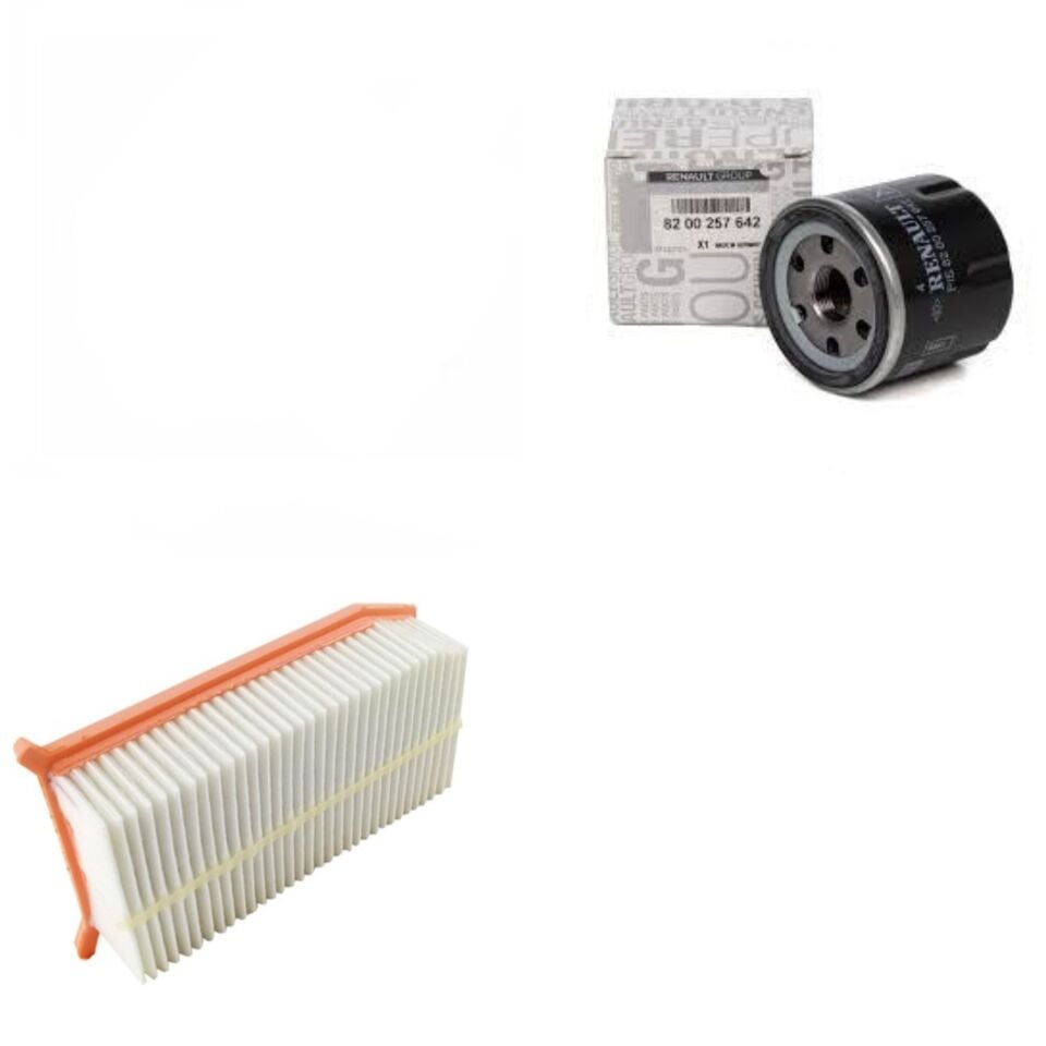 Clio 4-IV Captur 1-I Filtre Bakım Seti 1.5 Dci K9K (2013-2020) (Yağ + Hava Filtre)