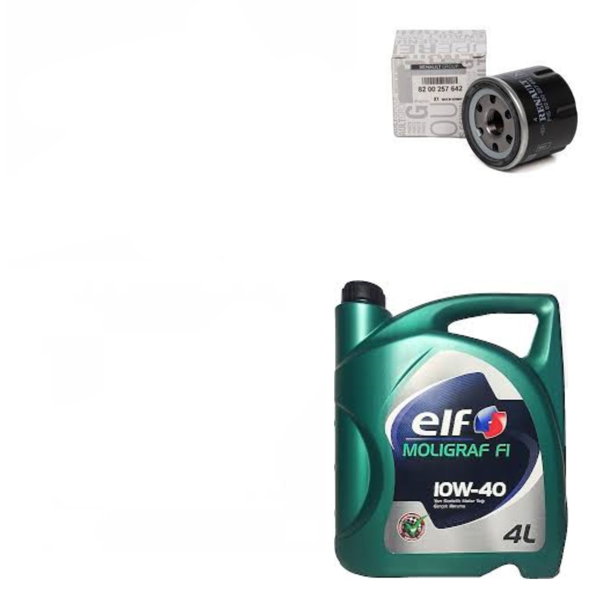 Clio 4-IV Captur 1-I Yağ Bakım Seti 1.2 16V D4F (2013-2020)(Motor Yağı+Yağ Filtre