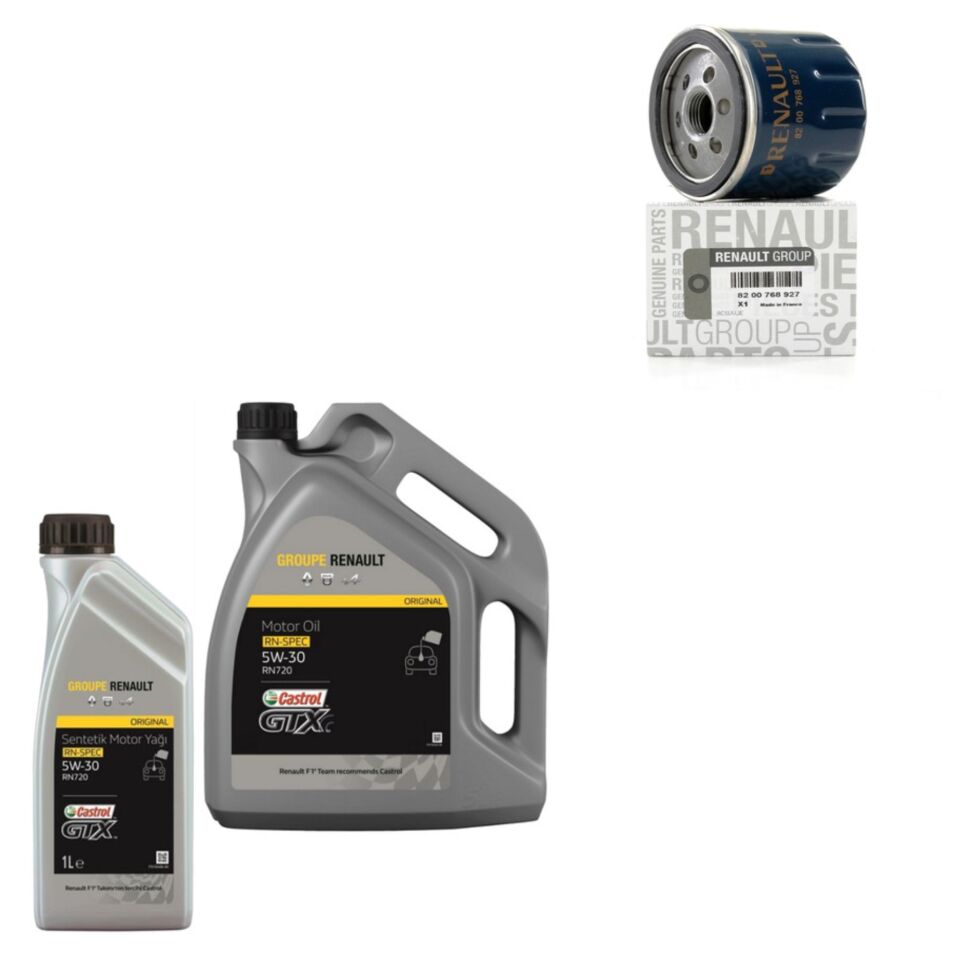 Lodgy Dokker Yağ Bakım Seti 1.5 Dci K9K (2013-2020)(Motor Yağı+Yağ Filtre)