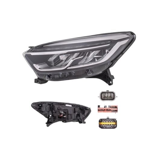 Captur 1-I Sol Far Lambası Ledli (2016-2020) 260609454R - Hella