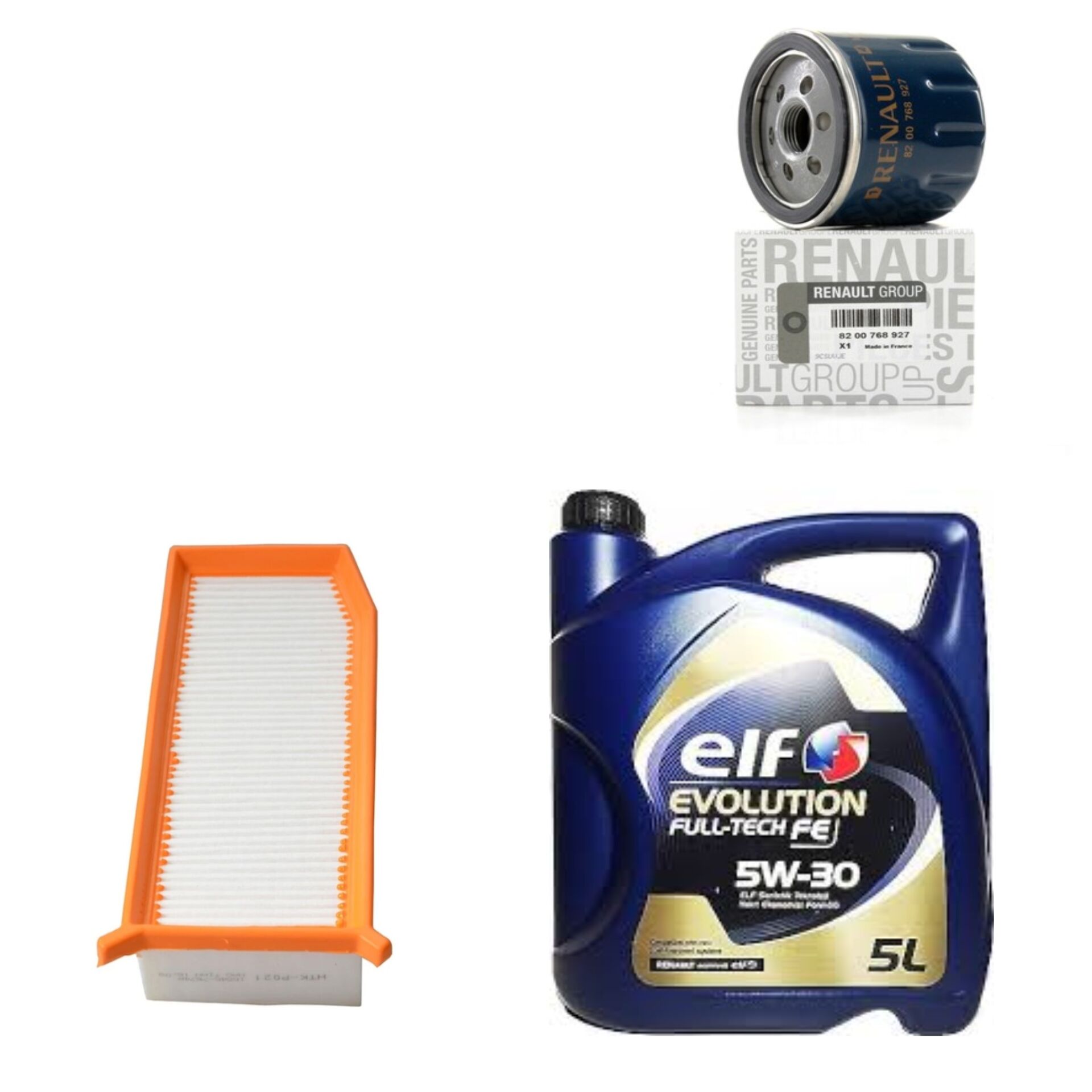 Lodgy Dokker Yağ Bakım Seti 1.5 Dci K9K (2013-2020)(Motor Yağı +Yağ+ Hava+Filtre)