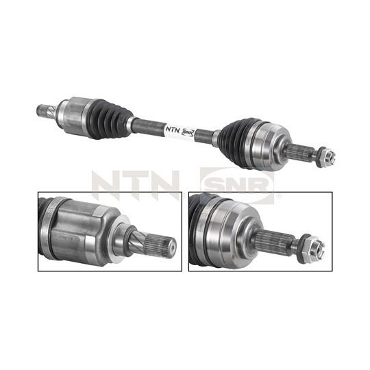 Captur 1-I Sağ Ön Aks DC4 (Otomatik 6Vites) 1.2 Tce H5F-1.5 Dci K9K (2013-2020) 391005153R -Snr